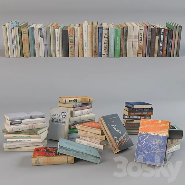 Books (Collection 3) 3DModel Books (Collection 3) 3DModel