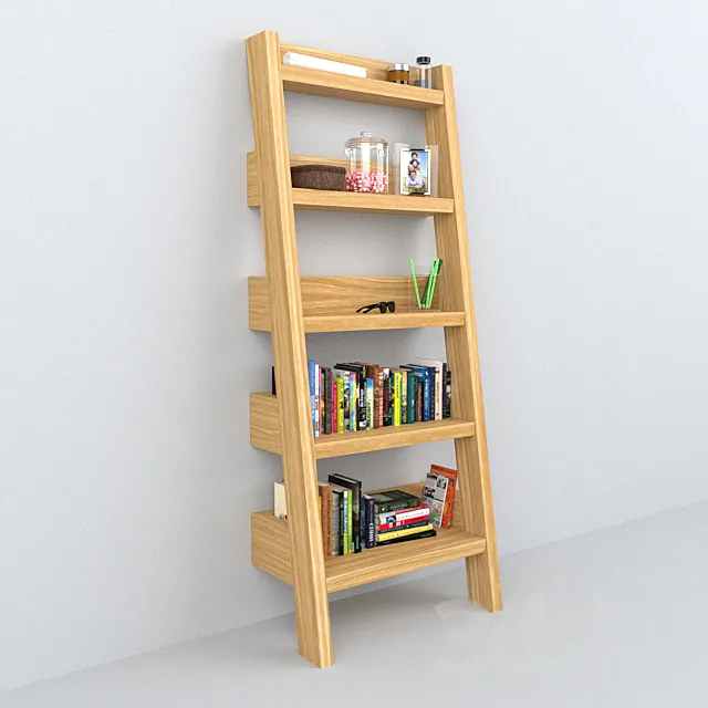 Bookshelf 3D Model