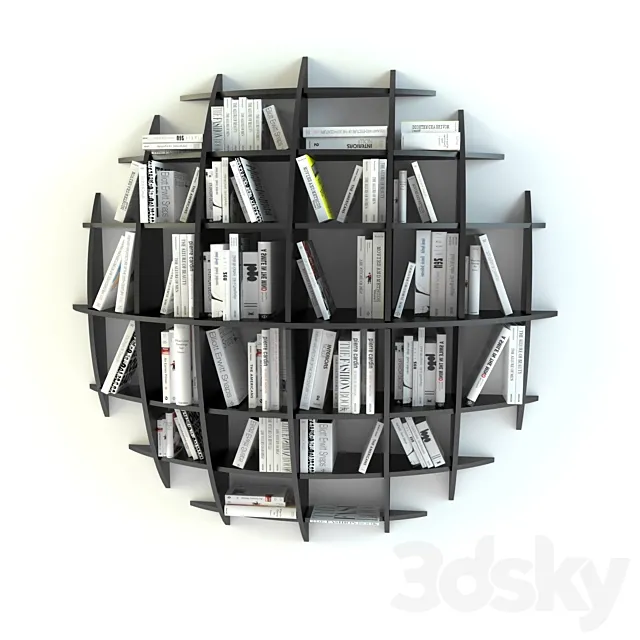 Bookshelf 3D Model Bookshelf 3D Model