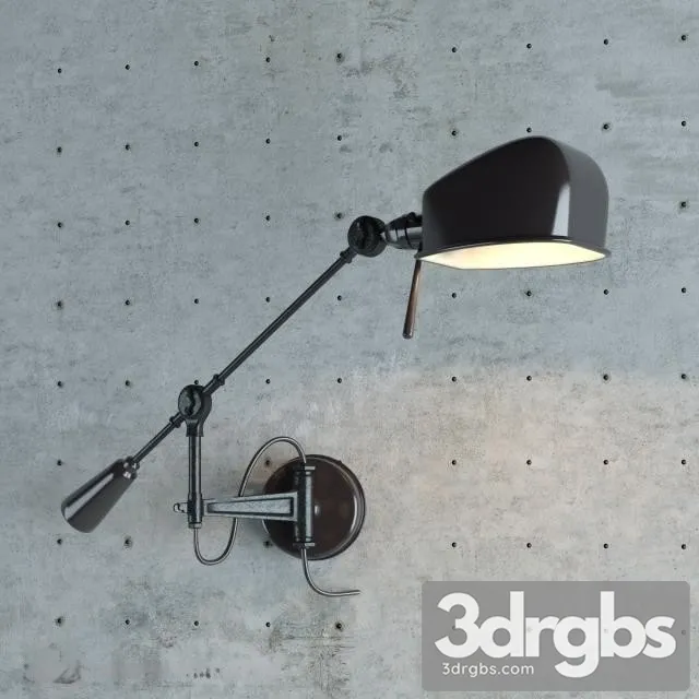 Boom Arm Wall Light 3D Model Download Boom Arm Wall Light 3D Model Download