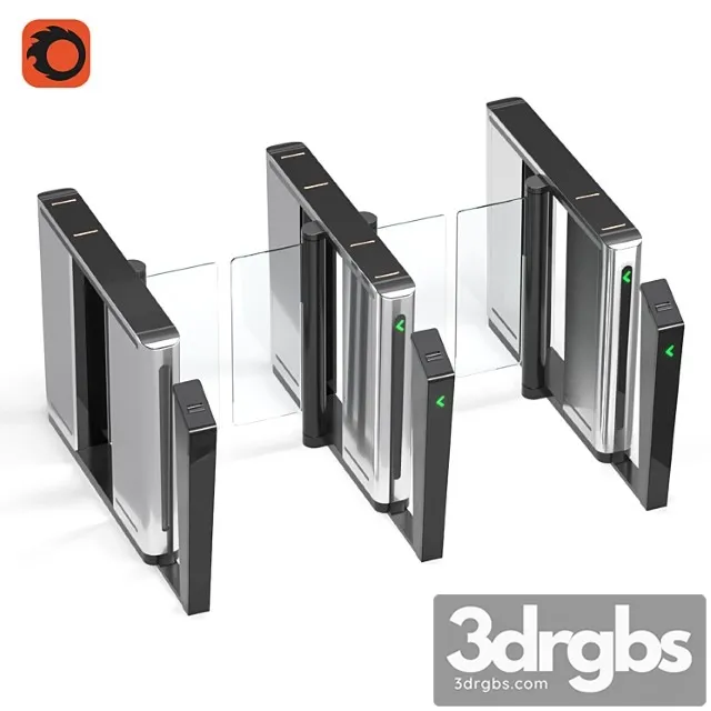 Boon edam speedlane compact 3D Model Download