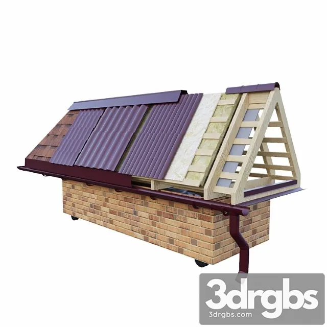 Booth Types Of Roof 3D Model Download