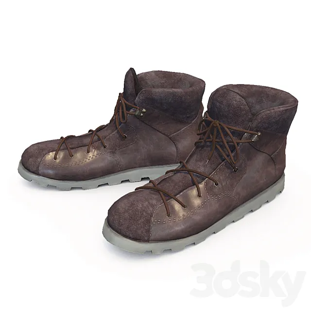 Boots Low-Poly 3DModel