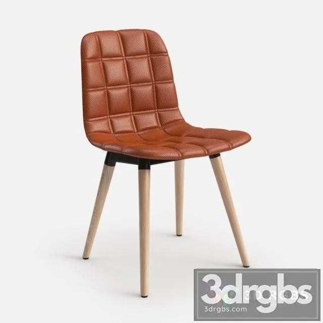 Bop Wood Stuhl 3D Model Download