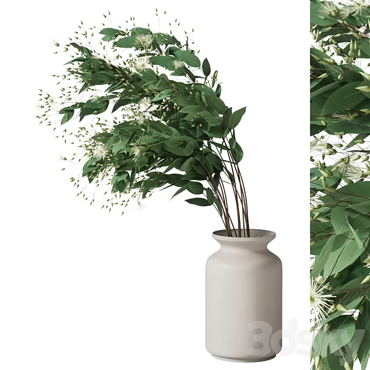 Boquet eucalyptus 3D Model Boquet eucalyptus 3D Model