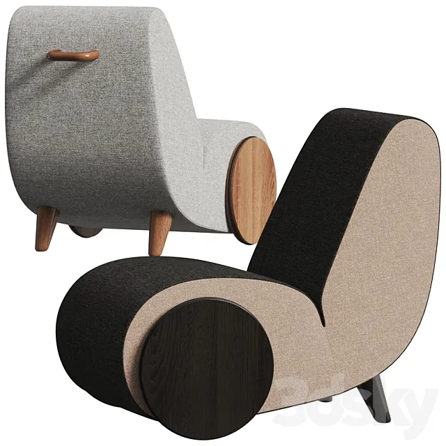 Bord Rapide Armchair 3DModel