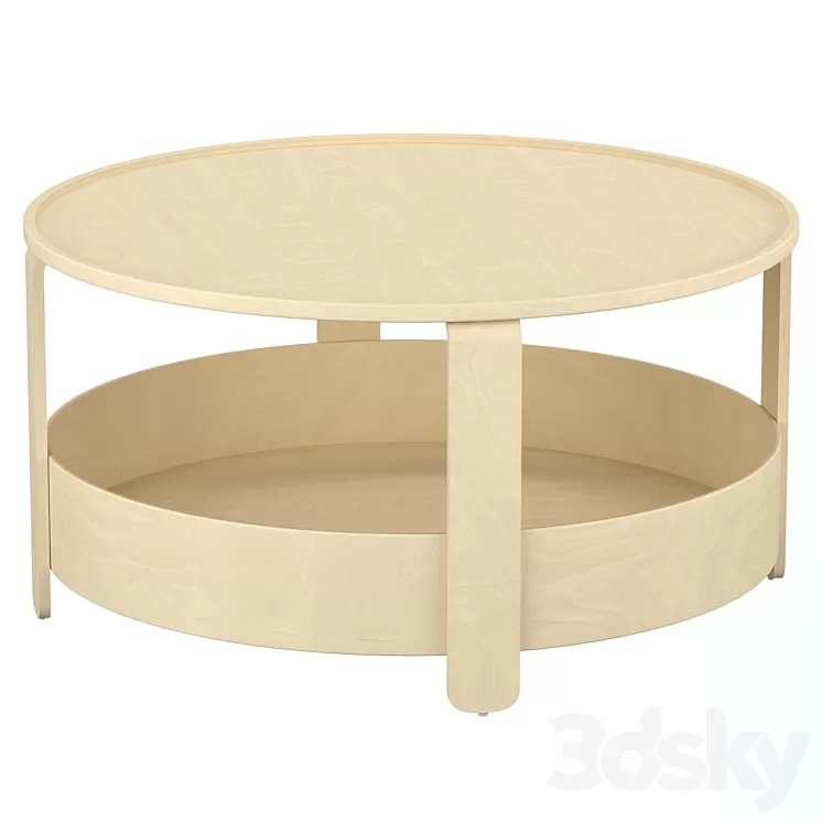 BORGEBY Coffee table (3 colors) 3D Model BORGEBY Coffee table (3 colors) 3D Model