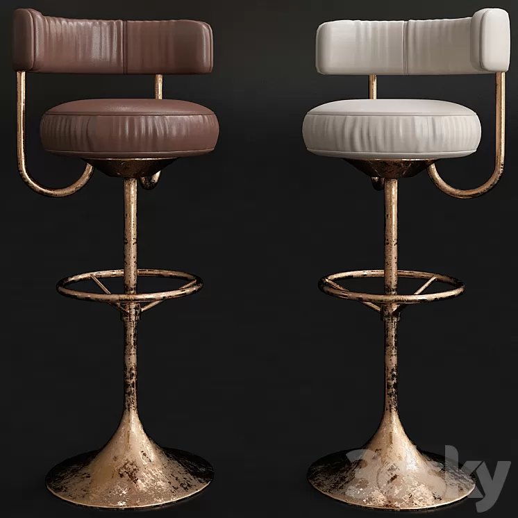 Borje Johansson Bar Stools by Johansson 3D Model Borje Johansson Bar Stools by Johansson 3D Model