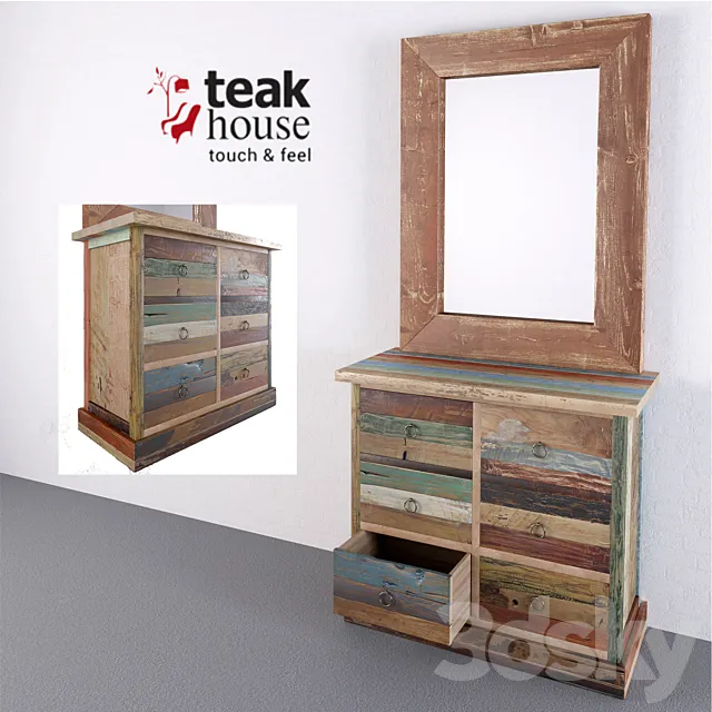 Borneo commode 3DModel