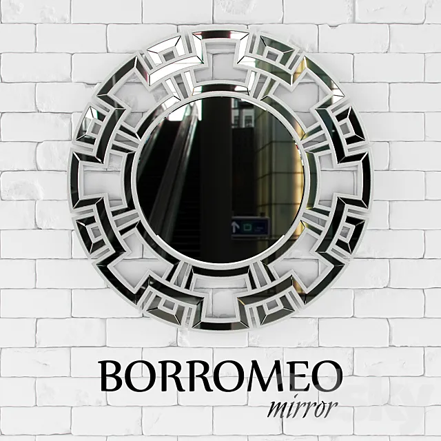 Borromeo mirro (mirror Borromeo) 3D Model Borromeo mirro (mirror Borromeo) 3D Model
