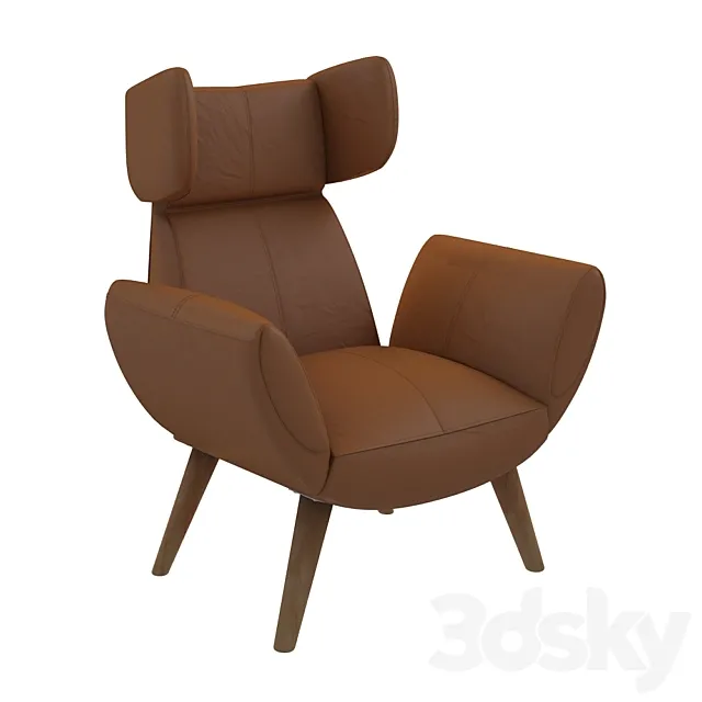 Borst armchair 3DModel Borst armchair 3DModel