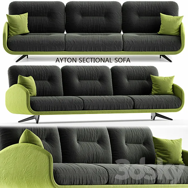 Borzalino AYTON Sectional sofa 3DModel