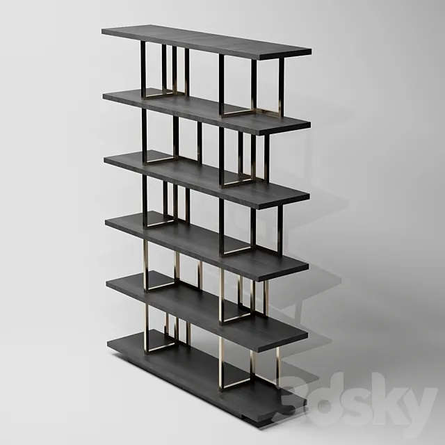 Borzalino Book Case Kris 3D Model