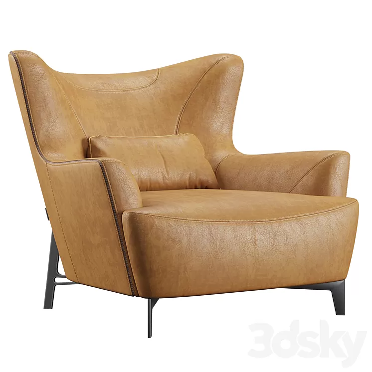 BORZALINO HARMONY datasheet Armchair 3D Model BORZALINO HARMONY datasheet Armchair 3D Model