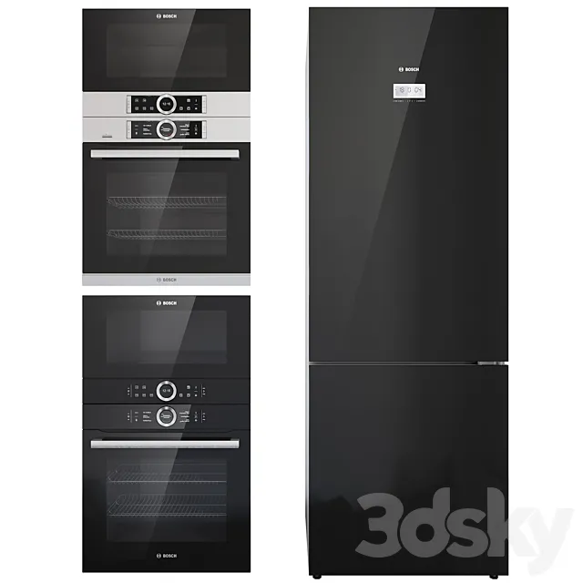 Bosch appliances 3DModel Bosch appliances 3DModel