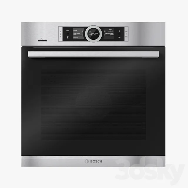 Bosch built-in oven HBG6764S6B Serie 8 3DModel