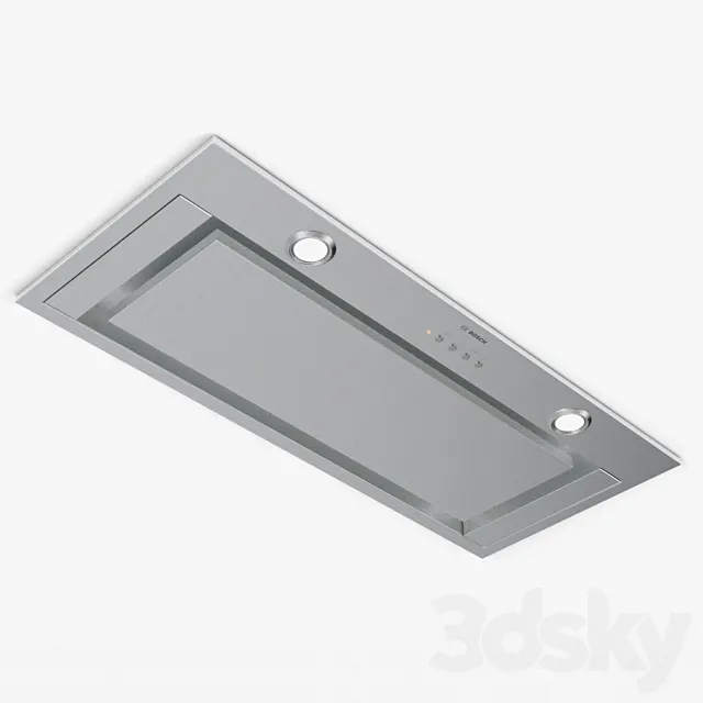 Bosch Canopy cooker hood DHL785CGB Serie 6 3D Model