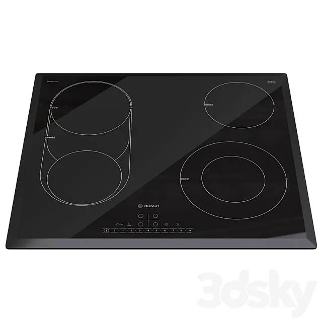Bosch Cooktop PKM651FP1 3D Model