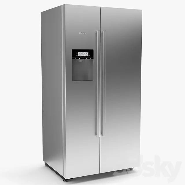 BOSCH – KAD92AI30 Serie 6 American-style fridge 3DModel