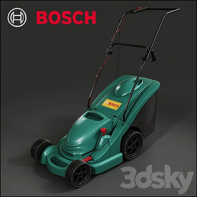 Bosch Lawn Mowers 3DModel Bosch Lawn Mowers 3DModel