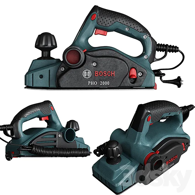 Bosch Planer 3D Model Bosch Planer 3D Model