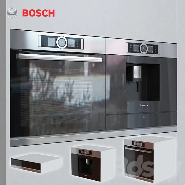Bosch Serie 8 set 3D Model