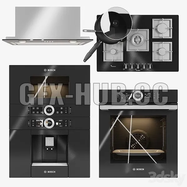 Bosch set 3D Model Bosch set 3D Model