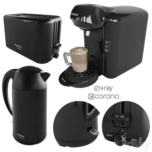 Bosch Small Appliances 02 3D Model Bosch Small Appliances 02 3D Model