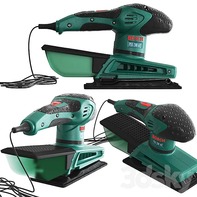 Bosch vibration grinder 3D Model