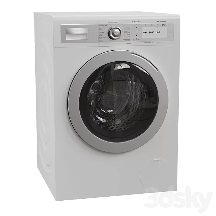 Bosch Washer WAY32742OE 3D Model