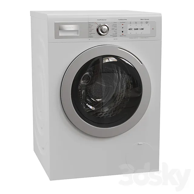 Bosch Washer WAY32742OE 3DModel