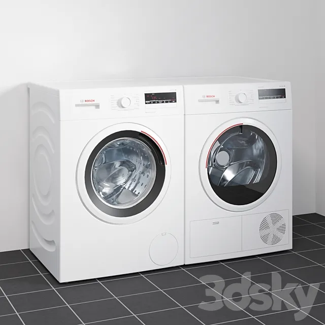 Bosch washing machines 3DModel
