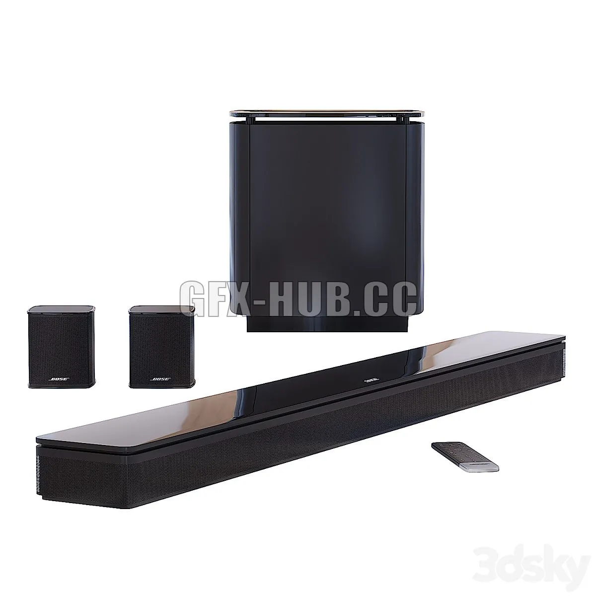 Bose Surround Audio System 700 3D Model