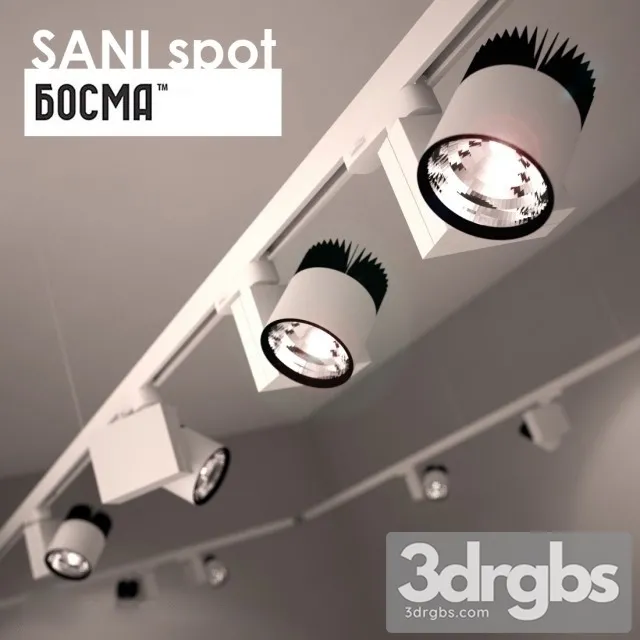Bosma Sani Spot Light 3D Model Download