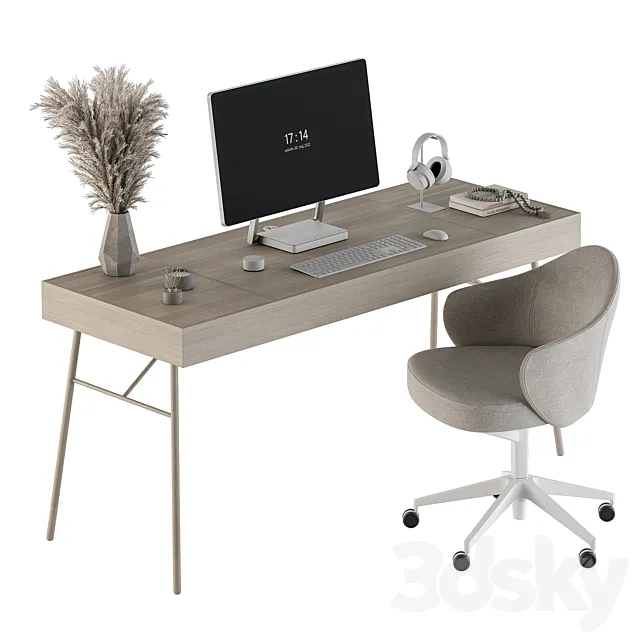Boss Desk – Office Furniture 423 3D Model Boss Desk – Office Furniture 423 3D Model