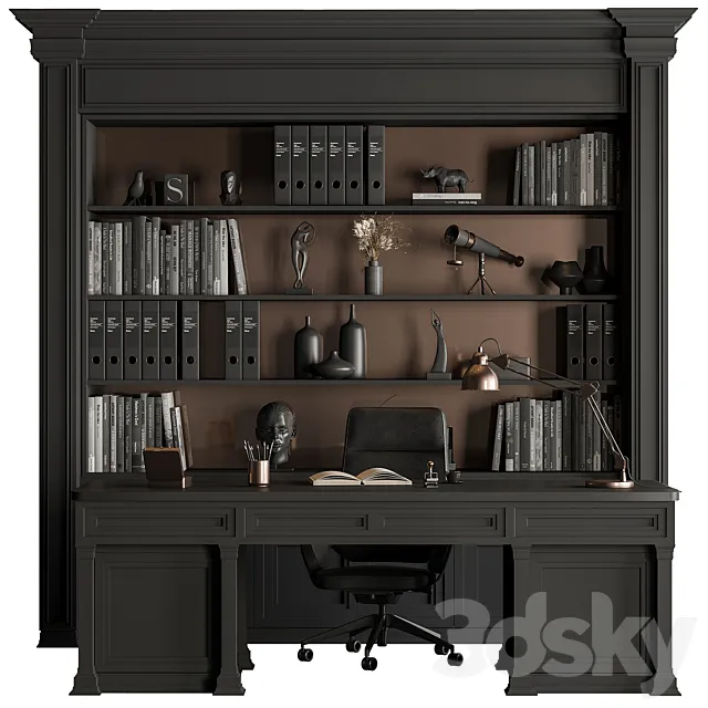 Boss Desk – Office Furniture 591 3D Model