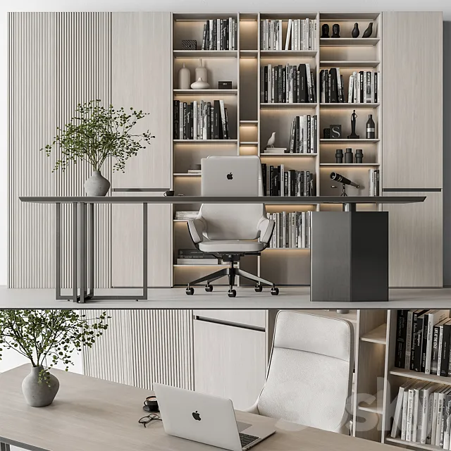 Boss Desk – Office Furniture 615 3D Model