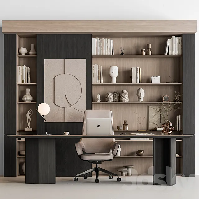 Boss Desk – Office Furniture 630 3D Model