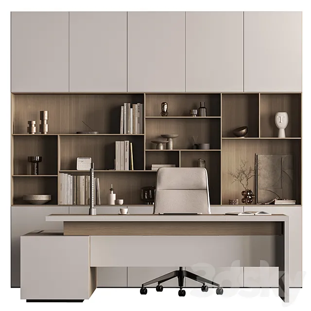 Boss Desk – Office Furniture 711 3D Model