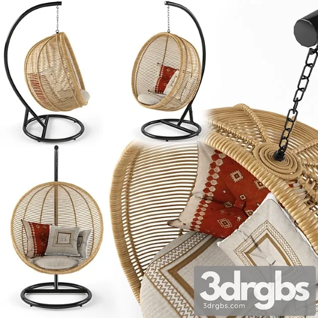 Bosseda Hanging Chair 3D Model Download Bosseda Hanging Chair 3D Model Download