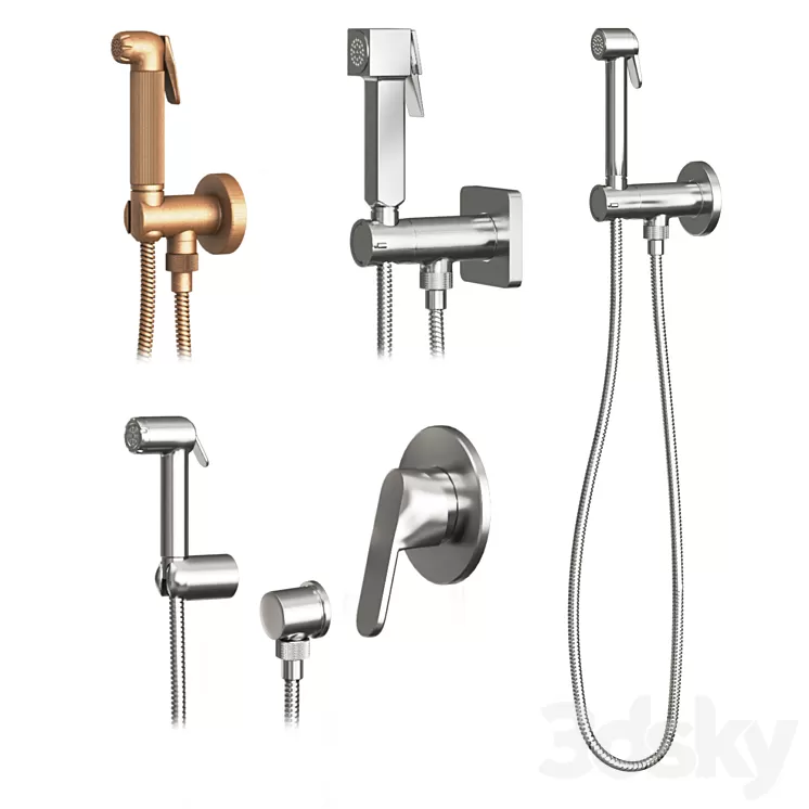 Bossini mixer set 3D Model