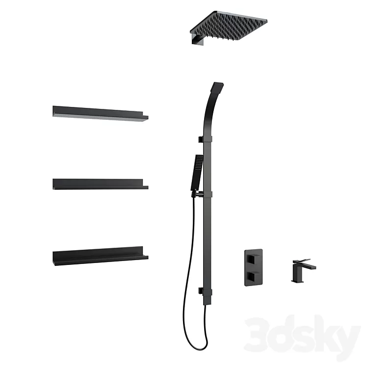 Bossini set 3D Model