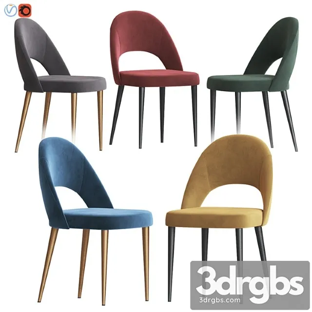 Boston dining chair deephouse 2 3D Model Download
