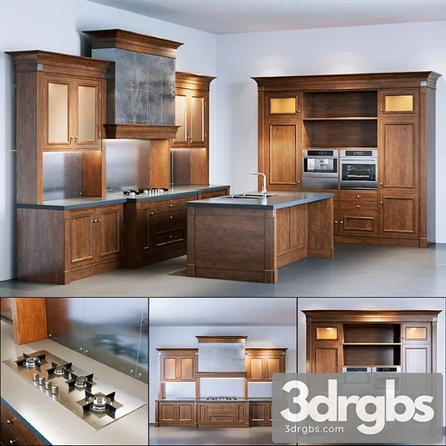 Boston kitchen fm bottega d& 3D Model Download
