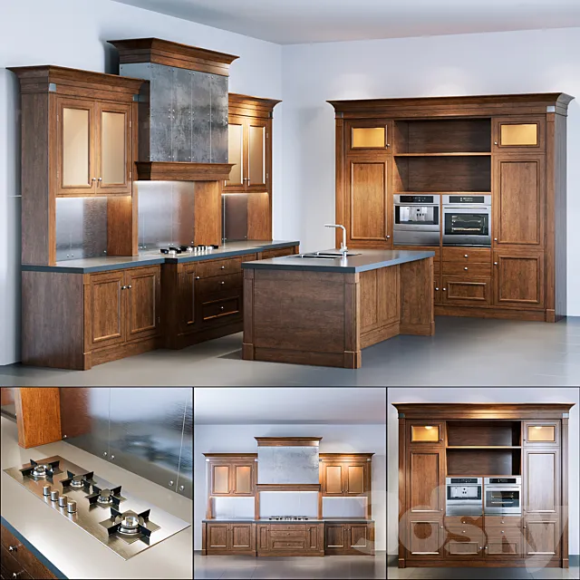 Boston Kitchen FM Bottega d’Arte Factory 3D Model Boston Kitchen FM Bottega d’Arte Factory 3D Model