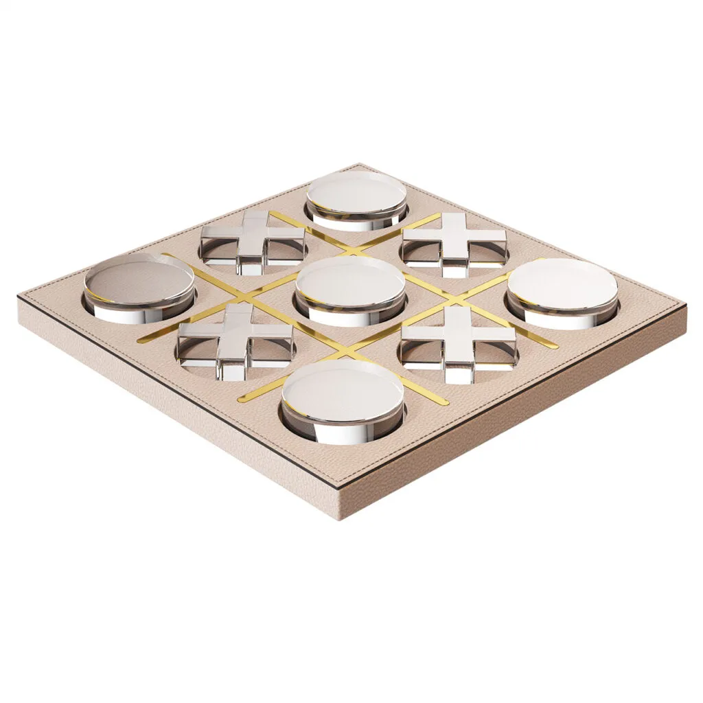 Boston Tris Calfskin Game by Pinetti