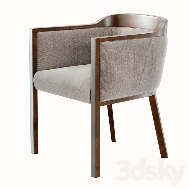 Boston Tub Chair 3D Model Boston Tub Chair 3D Model