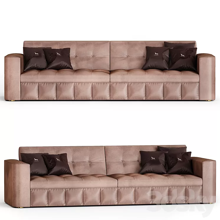 boston16_sofa 3D Model