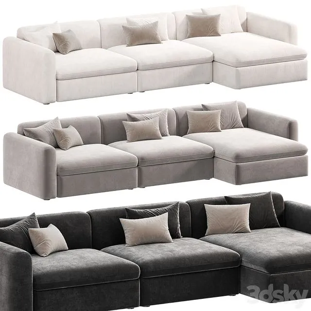 BOTERO SOFA by Casamilano 3 sofas 3D Model