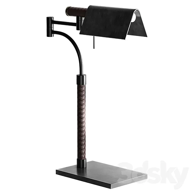 Bottega Veneta Reading Table Lamp 3D Model Bottega Veneta Reading Table Lamp 3D Model
